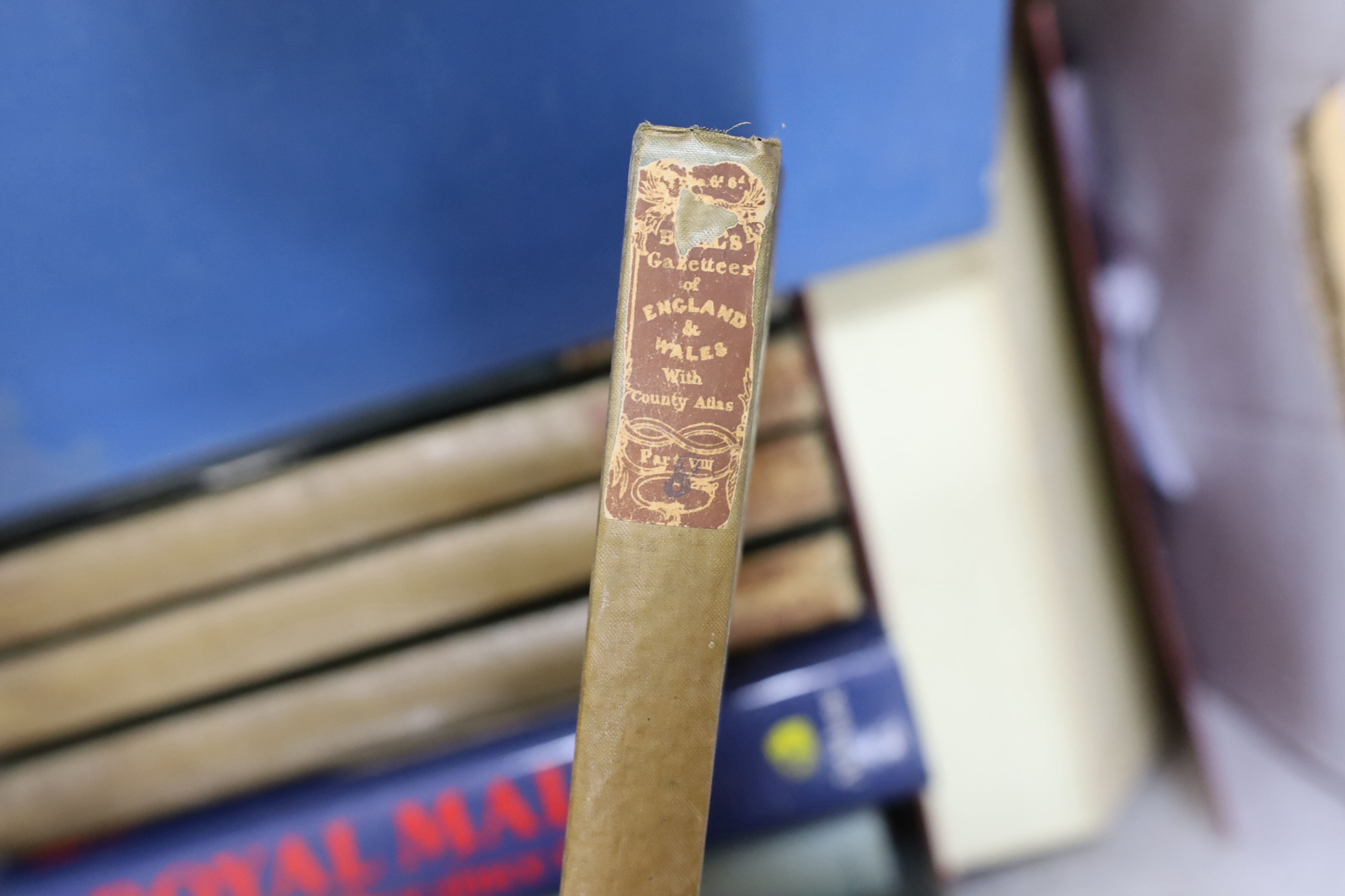 Philatelic reference books with Robyn Lowe, vol V North America, postal history of Malaya-proud, various ephemera